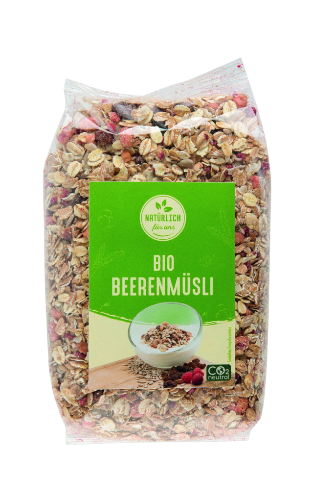 10 500g Pg Natürlich für uns Beerenmüsli BIO  