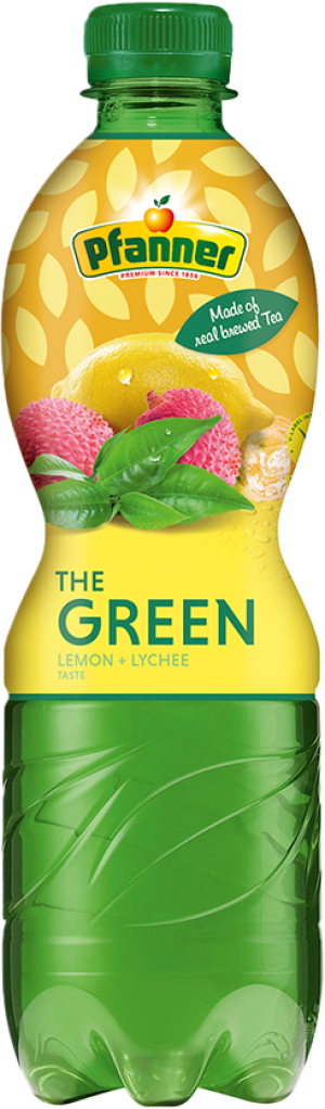 12 0.50l Fl Pfanner Grüner Tee Zitrone Lychee PET EWP 