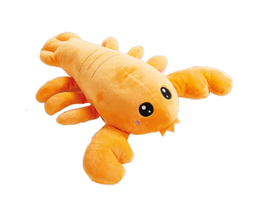 1 1St Pg Plüsch Hummer, orange 33cm 