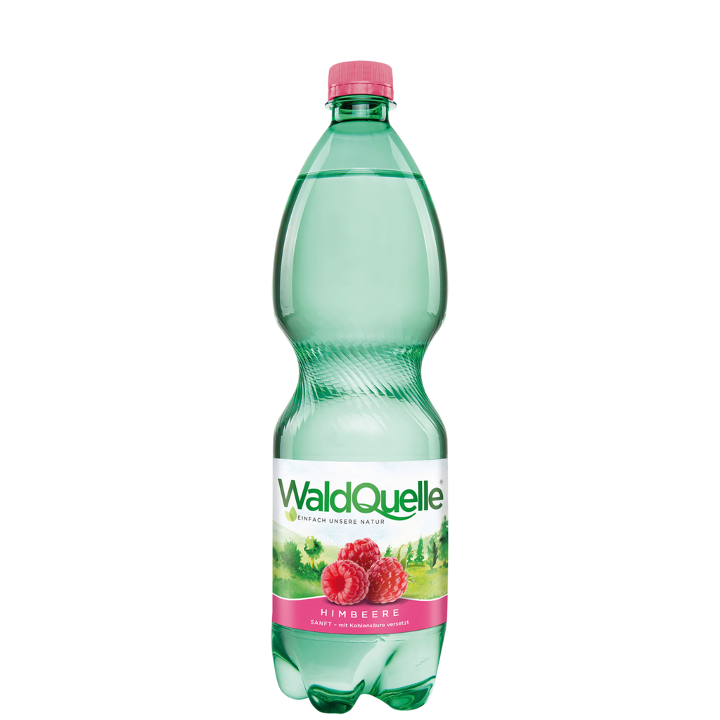 6 1.00l Fl Waldquelle Himbeere PET EWP 