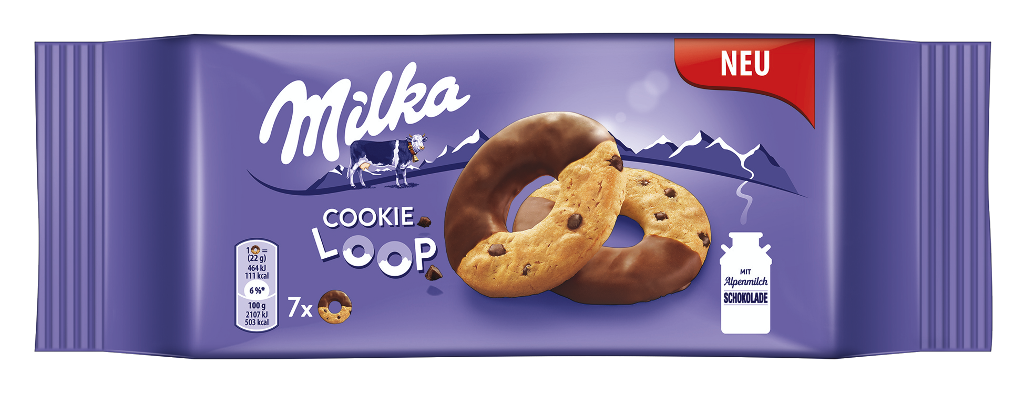 12 154gr Pg Milka Cookie Loop 