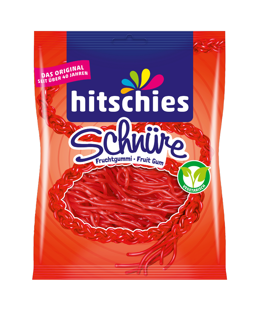 15 125g Pg Hitschies Schnüre Erdbeer 