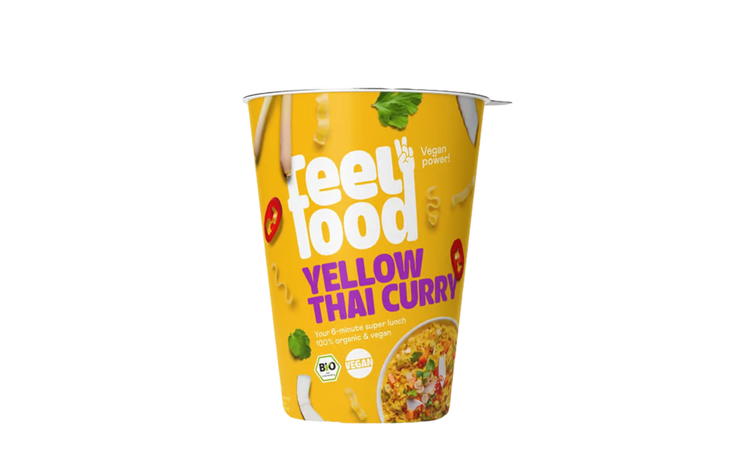 8 85g Pg Alimentastic Feelfood Instant Lunch Yellow Thai Curry 