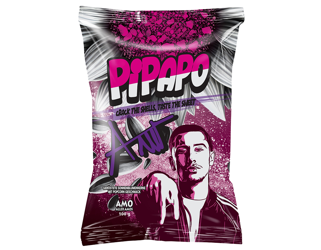 42 100g Bt Pipapo Sonnenblumenkerne Popcorn 