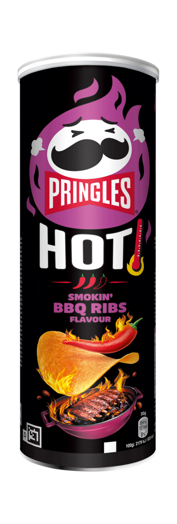 19 160gDs Pringles Hot Smokin' BBQ Ribs 