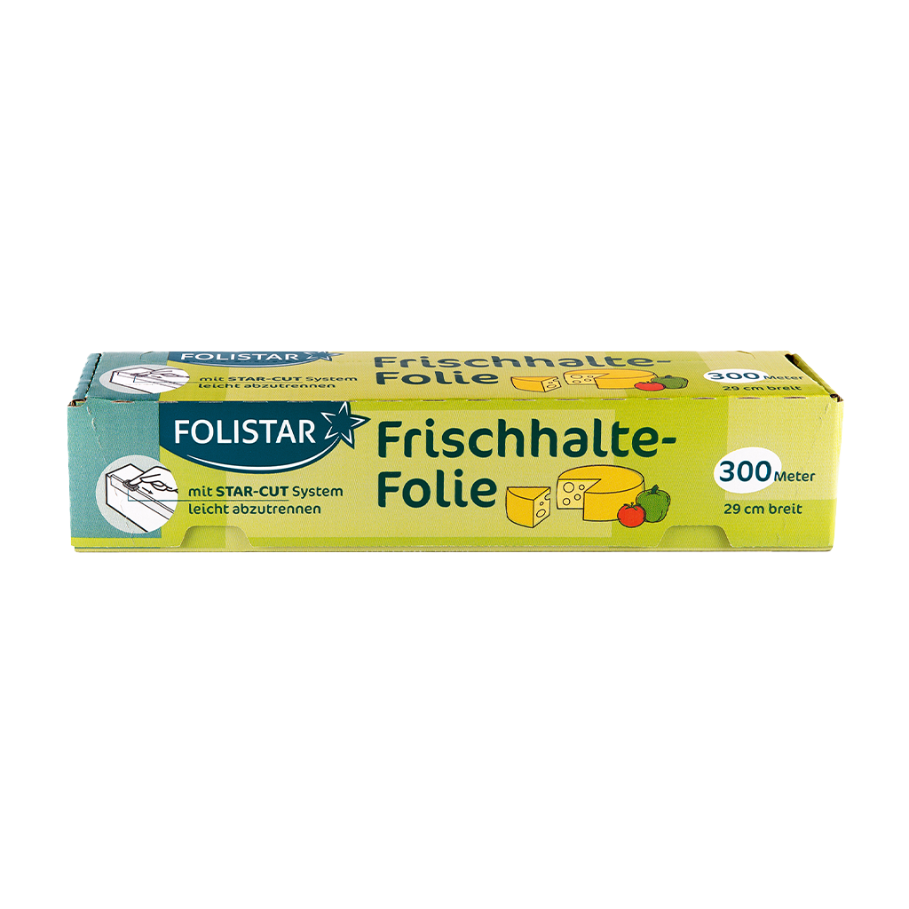 6 1St Pg Folistar Frischhaltefolie 29cmx300m Star Cut System 