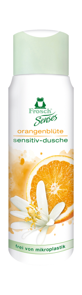 6 300ml Fl Frosch Duschgel Senses Orangenblüte 