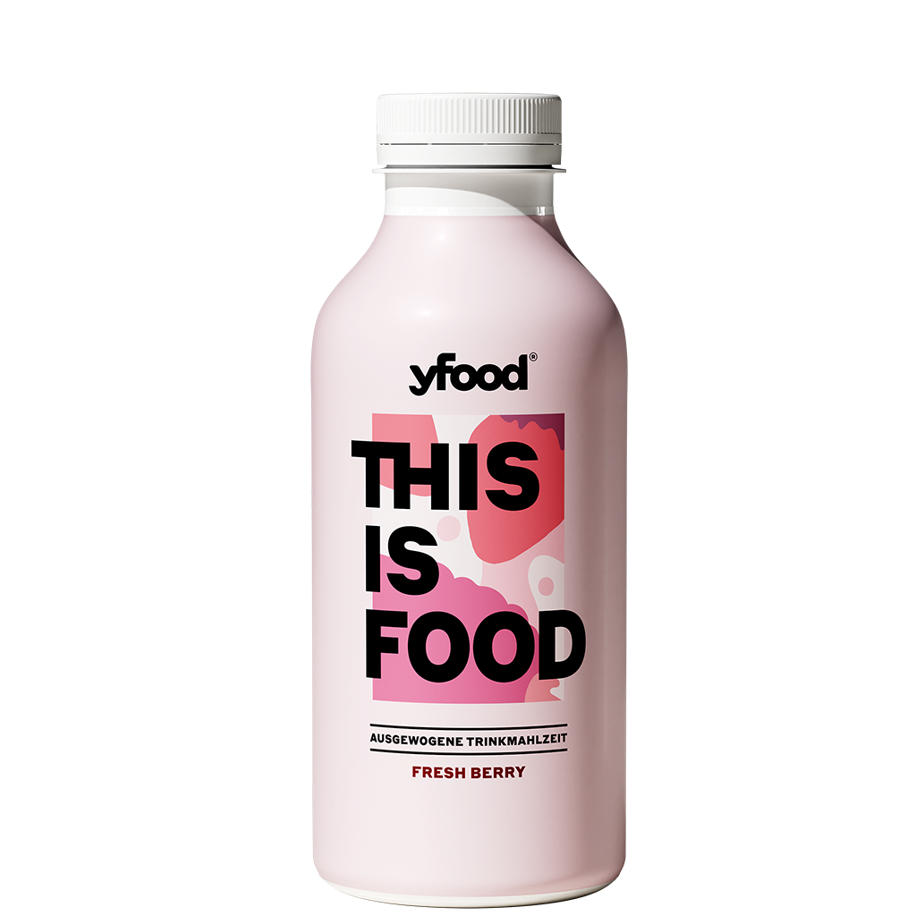 6 0.50l Fl yfood Trinkmahlzeit Fresh Berry 