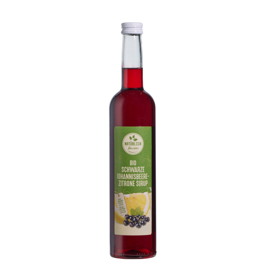 6 0.50l Fl Natürlich für uns BIO Sirup Johannisbeere EW 