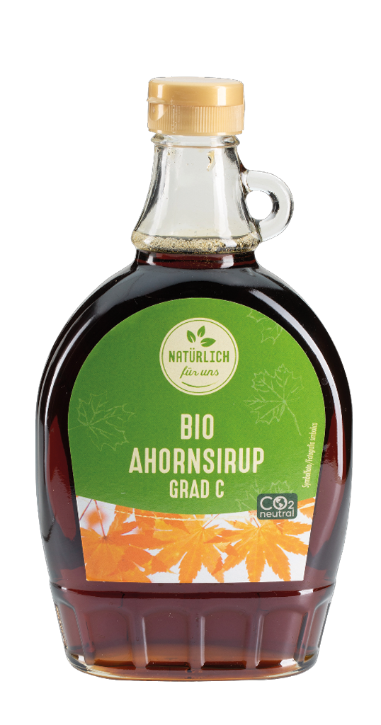 4 375ml Fl Natürlich für uns BIO Ahornsirup  