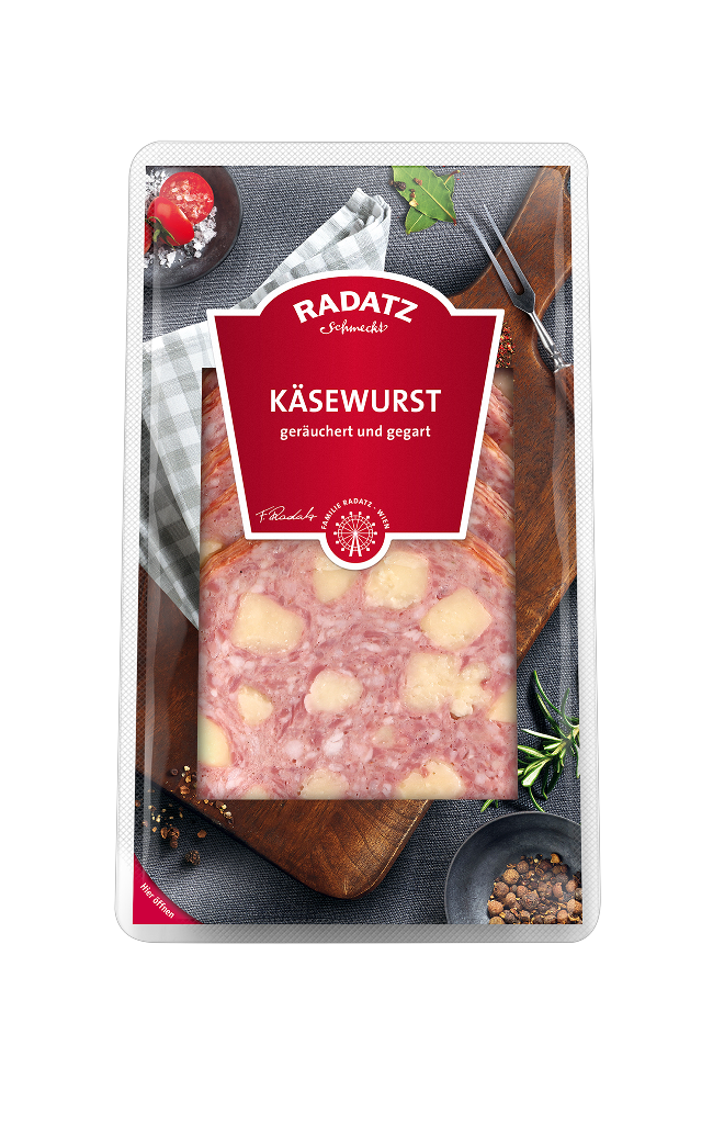 1 400gr Pg Radatz Käsewurst 