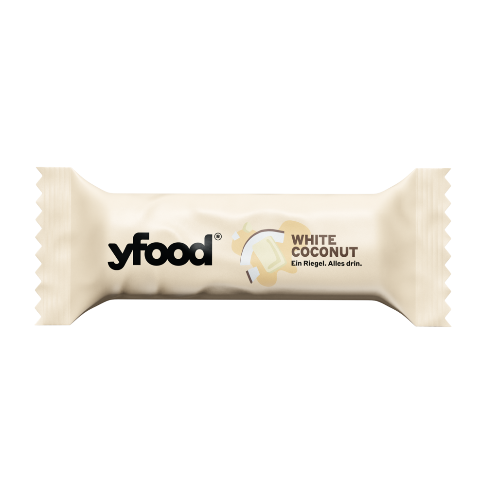 12 60g Pg yfood Bar White Coconut 