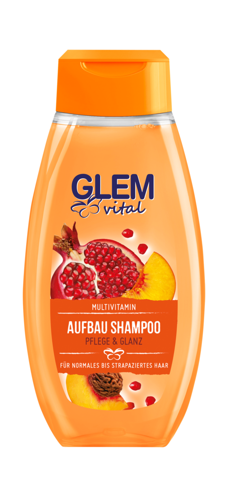 12 350ml Fl Glem Vital Shampoo Multivitamin Aufbau 