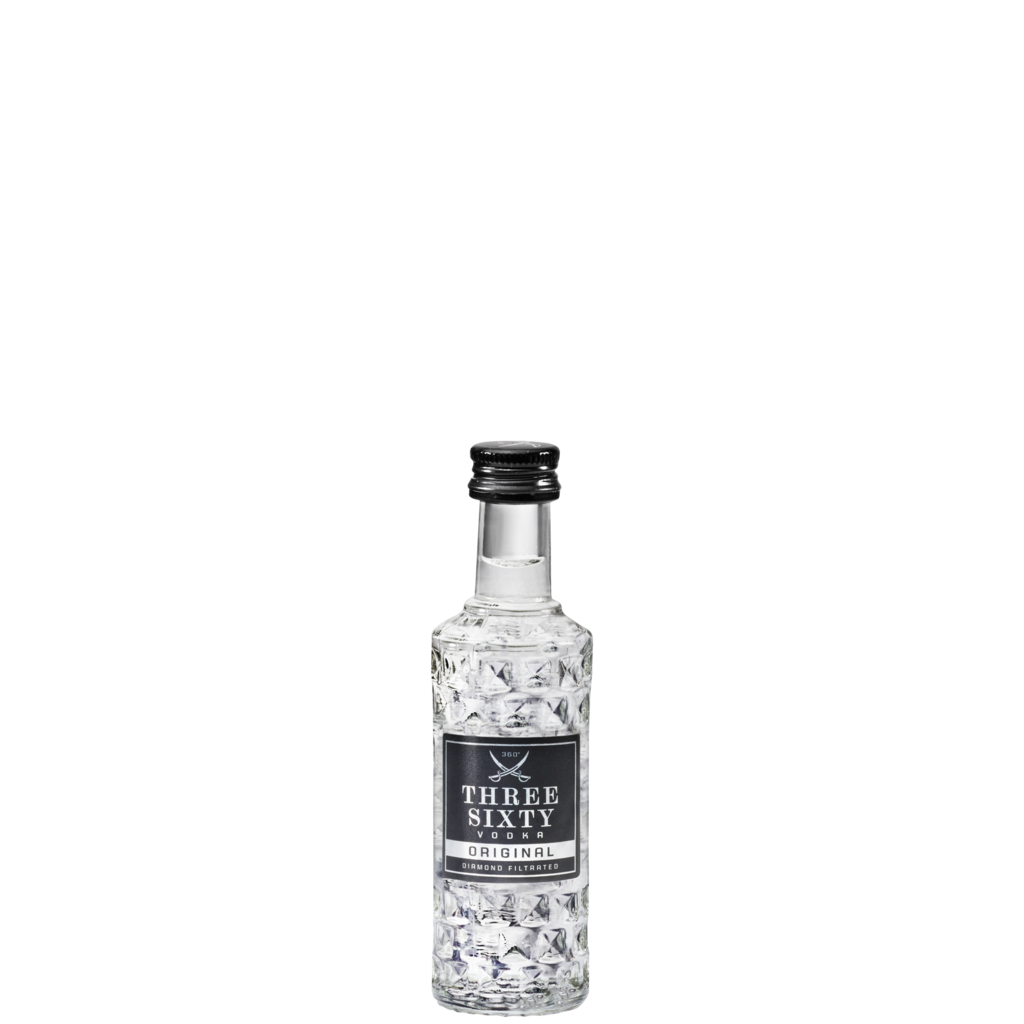 24 0.04l Fl Three Sixty Vodka Miniatur  