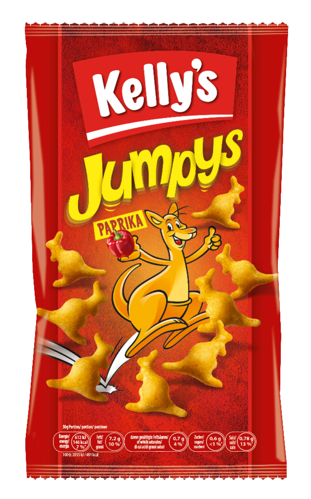 20 75grPg Kelly's Jumpys Paprika 