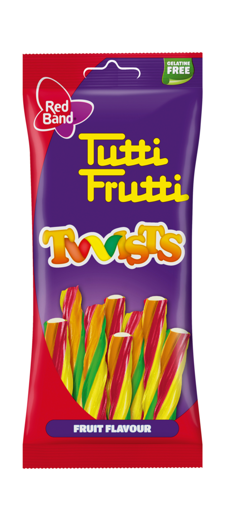 24 100g Pg Red Band Tutti Frutti Twists  