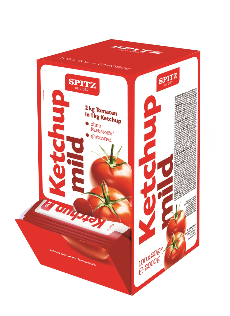 1 18gr Spitz Ketchup mild Briefchen (100) 