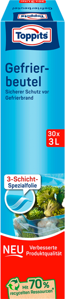 10 30St Pg Toppits Gefrierbeutel 3l 