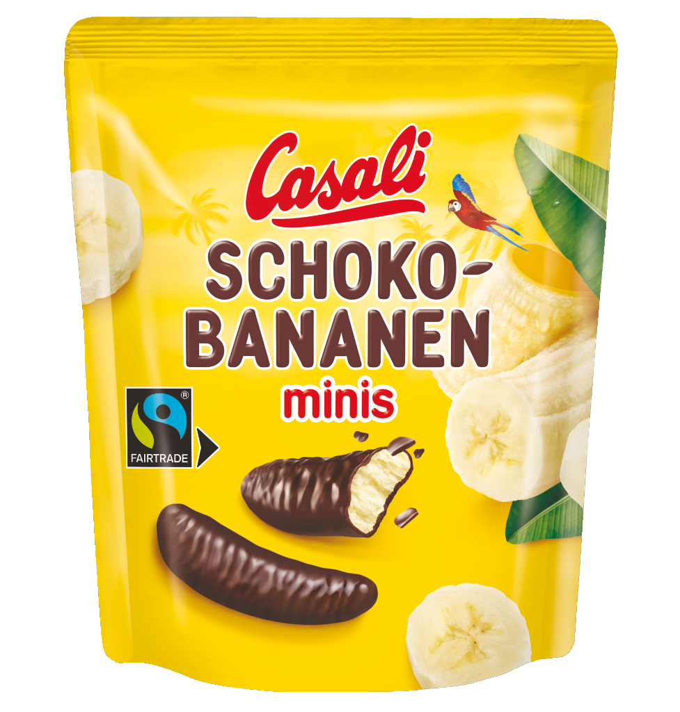 12 110g Pg Casali Schoko Bananen Minis  