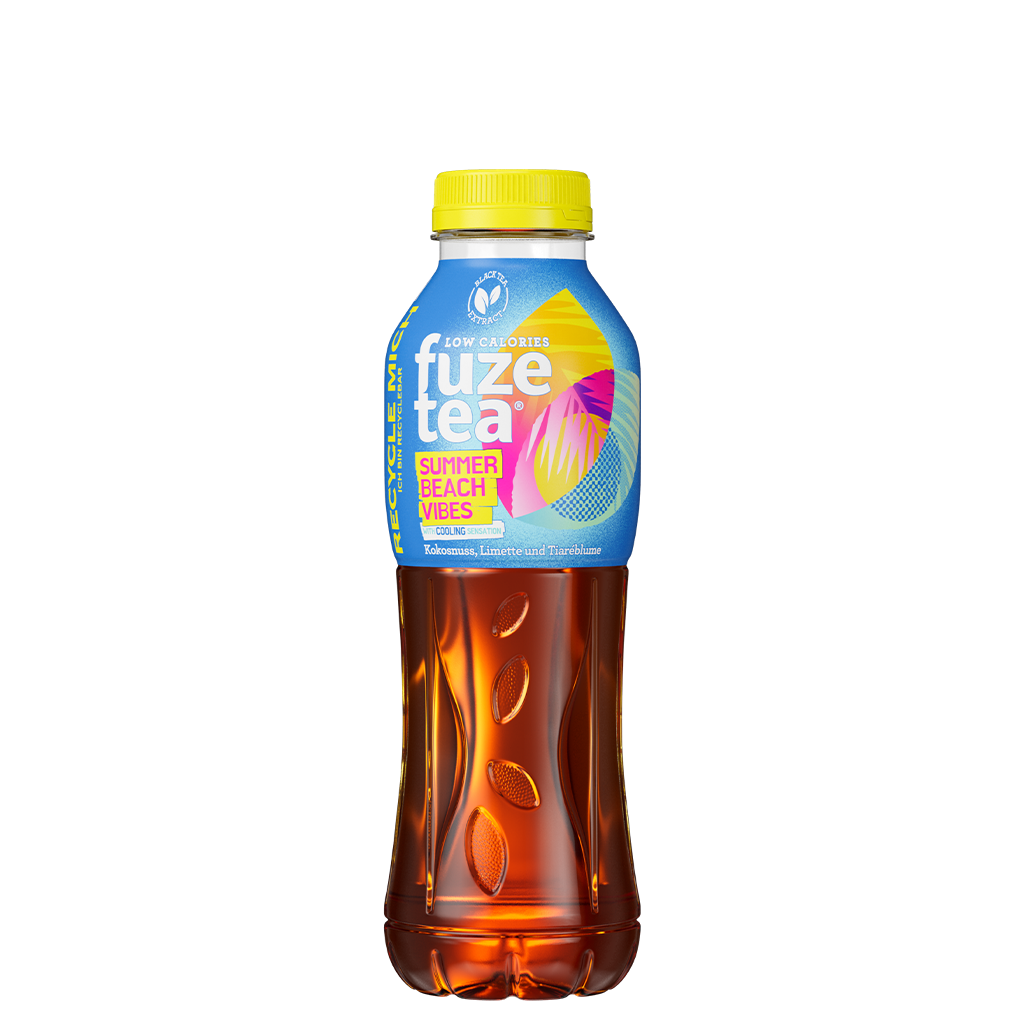 12 0.50l Fl Fuzetea Vibes Black Eistee Kokosnuss Limette Tiaréblume PET EWP 