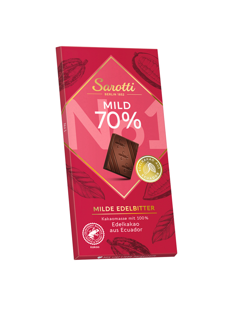 10 100g Ta Sarotti No.1 Milde Edelbitter 70% 