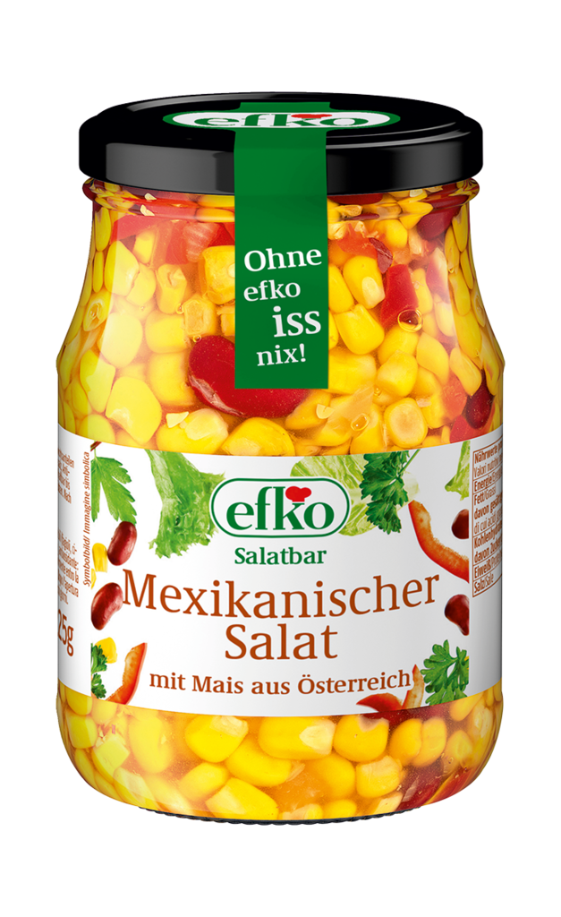 6 370ml Gl Efko Mexikanischer Salat 