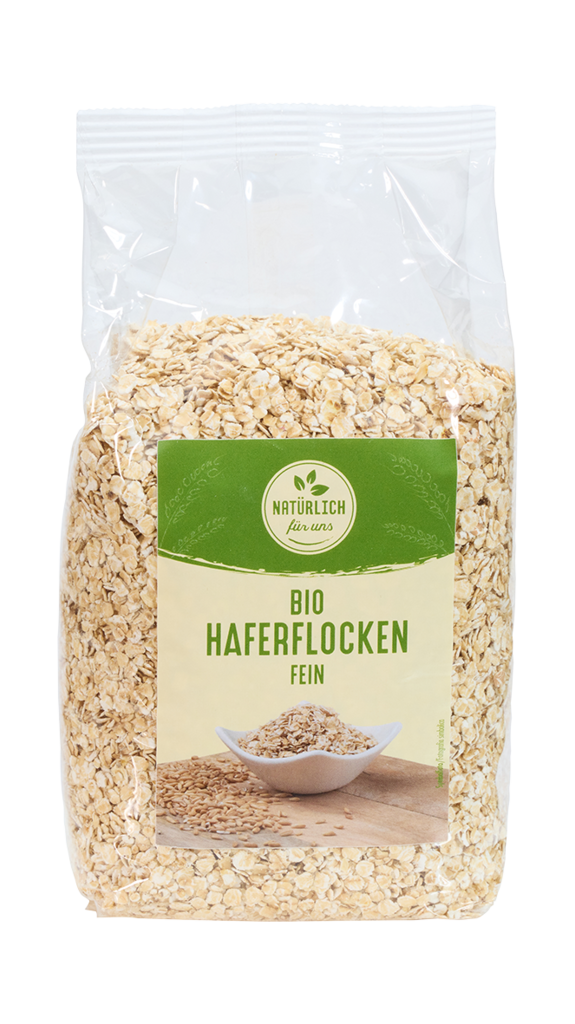 10 500g Pg Natürlich für uns BIO Haferflocken fein 