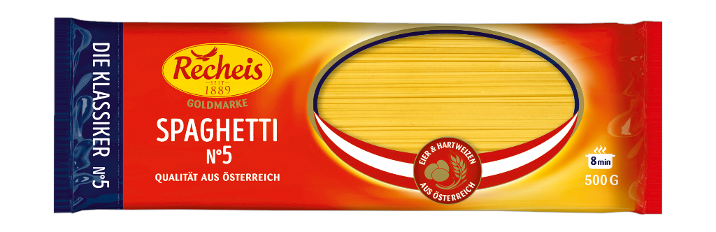 10 500gr Pg Recheis Goldmarke Spaghetti 