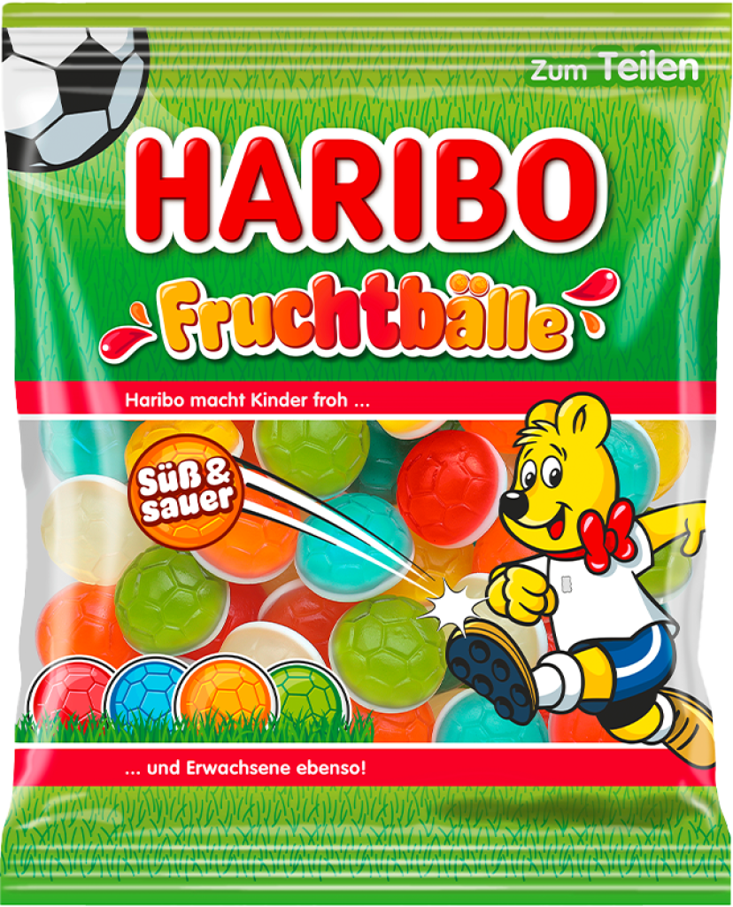 36 160g Bt Haribo Fruchtbälle 
