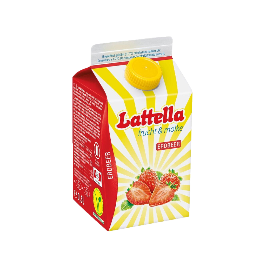 12 0.50l Pg Lattella Erdbeer 