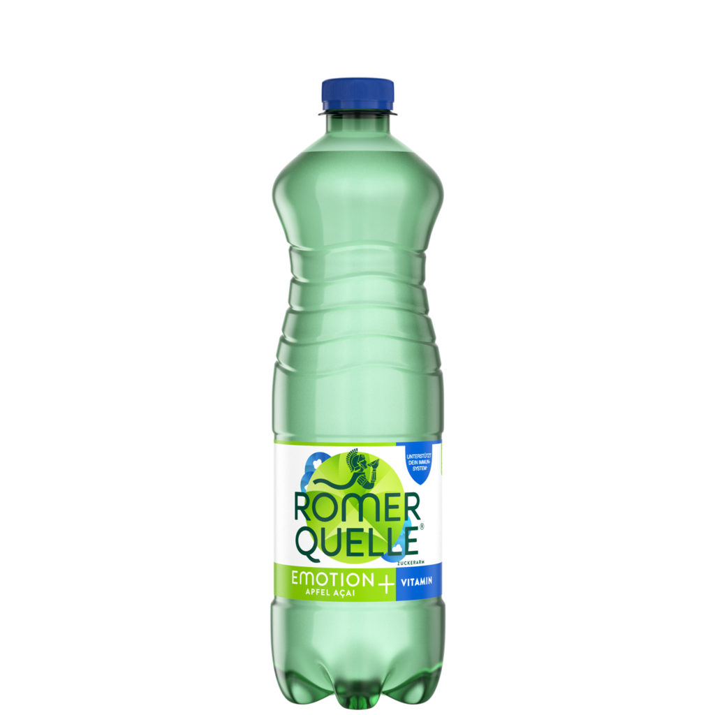 6 0.75l Fl Römerquelle Emotion Plus Apfel Acai PET EWP 