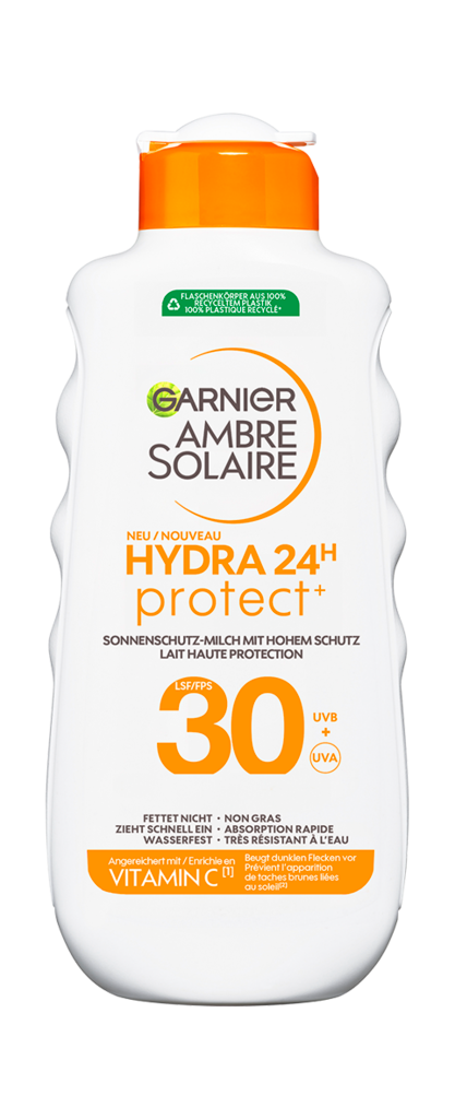 6 175ml Fl Garnier Ambre Solaire Sonnenmilch LSF 30 