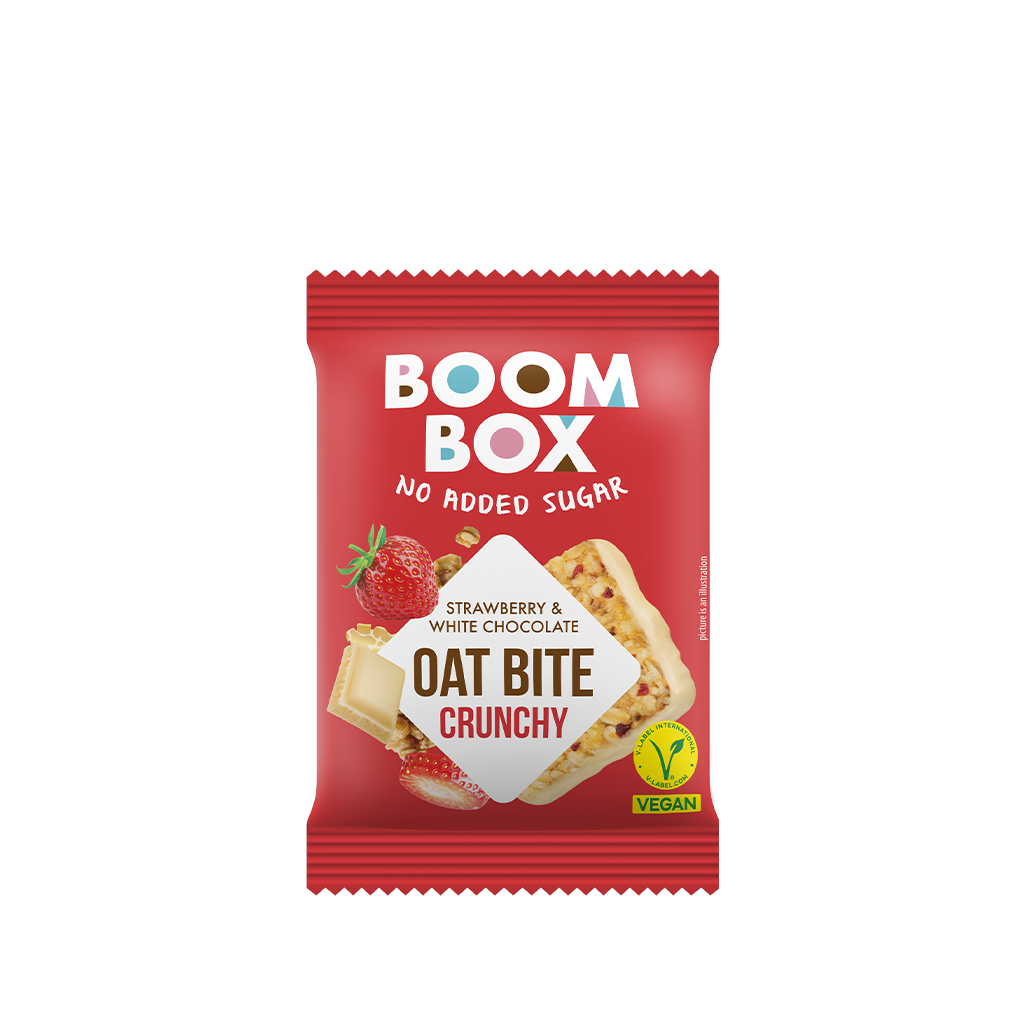 30 20g Pg Boom Box Oat Bite Forest Fruit & White Chocolate  