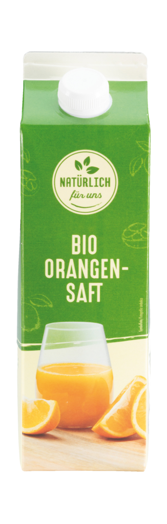 12 1.00l Pg Natürlich für uns BIO Orangensaft 