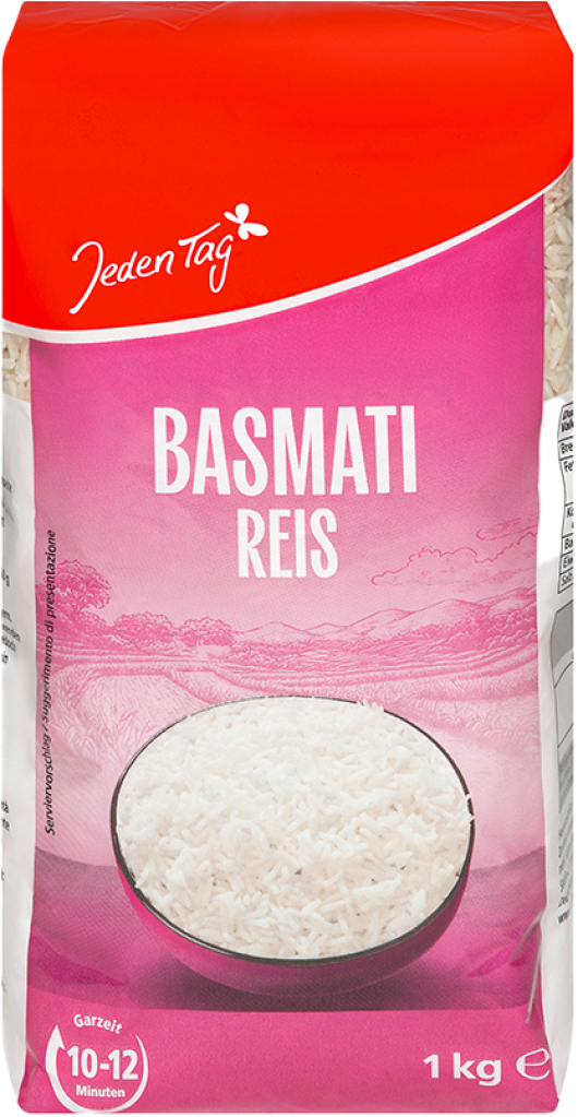 10 1.00kg Pg Jeden Tag Basmati Reis 