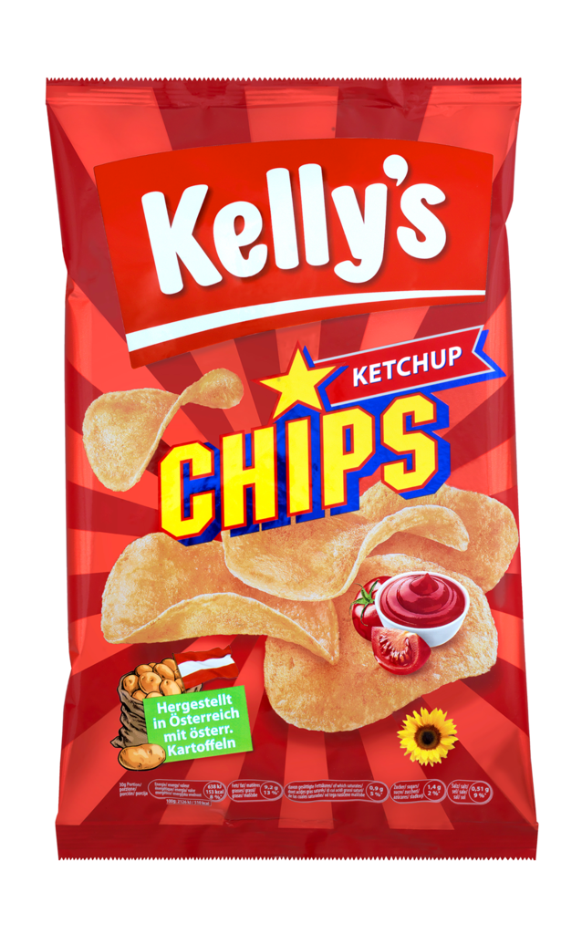 18 150g Pg Kelly´s Chips Ketchup 