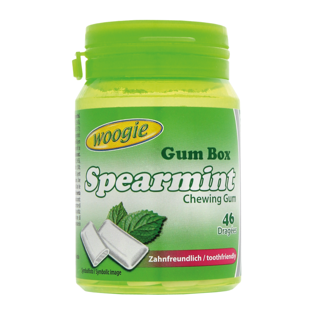 12 64.4g Pg Woogie Kaugummi Spearmint  