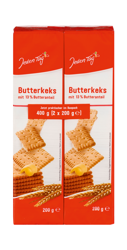 20 2St Pg Jeden Tag Butterkeks 200g 