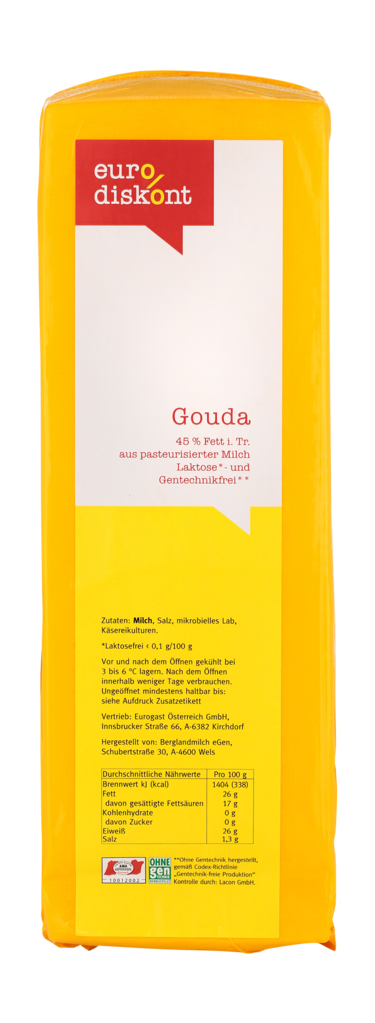 3 kg 3 3kg Pg eurodiskont Gouda AMA 45% FiT  