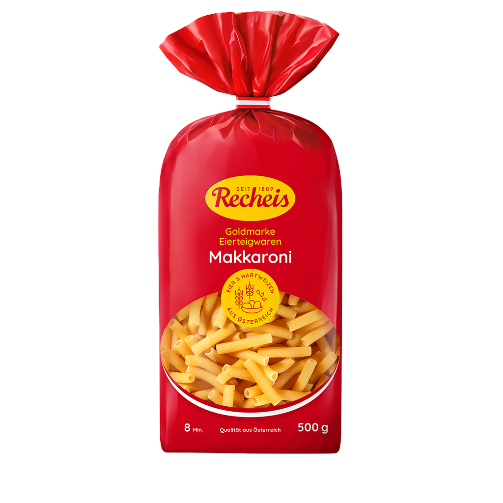 9 500g Pg Recheis Goldmarke Makkaroni 