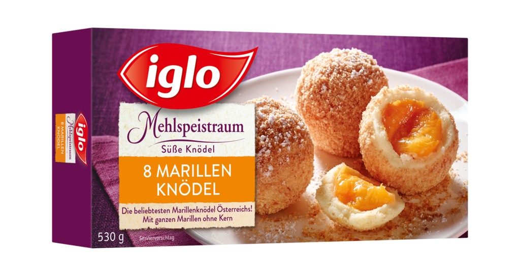 10 530g Pg TKK Iglo Marillenknödel 