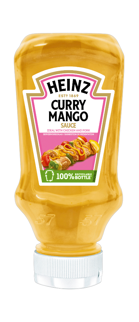8 220ml Fl Heinz Curry Mango Sauce 