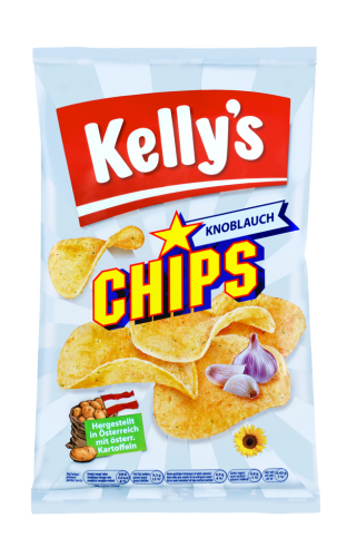 18 150g Pg Kelly´s Chips Knoblauch 