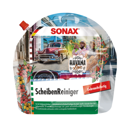4 3.00l Bt Sonax ScheibenReiniger Havana Love gebrauchsfertig 
