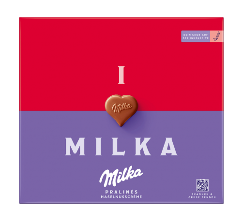 10 110gr Pg Sags mit Milka I love Milka Haselnuss 