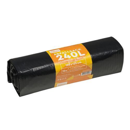 10 25StPg Abfallsack LDPE 240l schwarz 