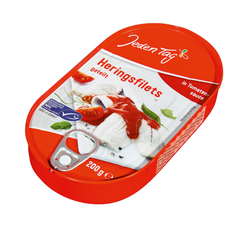 10 200g Ds Jeden Tag Heringsfilets Tomatens. 