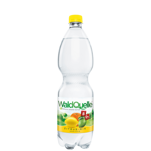 6 1.00l Fl Waldquelle Zitrus-Mix PET 