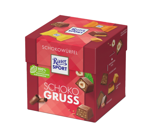 8 176g Pg Ritter Sport Schokowürfel Bunter Mix 