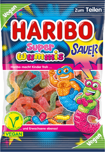 14 175g Bt Haribo Super Wummis 